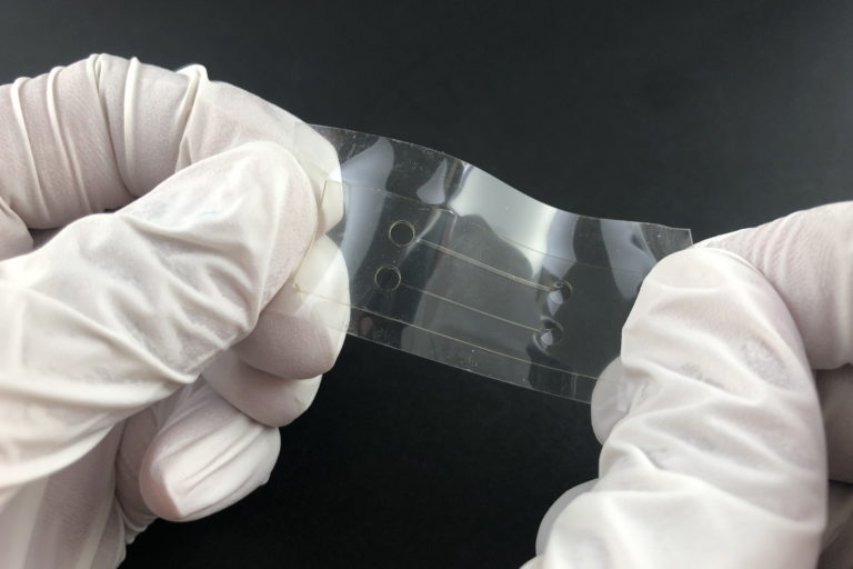 【MOVIE】Stretchable microchannel made of transparent EPDM rubber