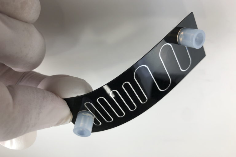 【MOVIE】A flexible microfluidic channel chip without leachables at the bonded part