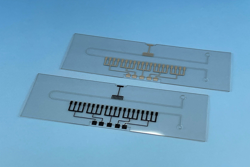 【Movie】Microfluidic device with electrodes